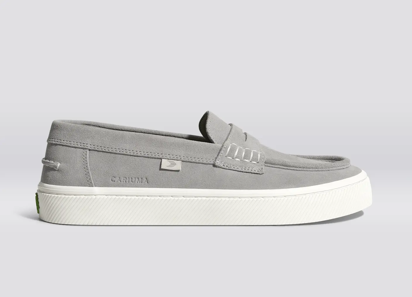 CAJU Loafer Light Grey Suede - Image 3