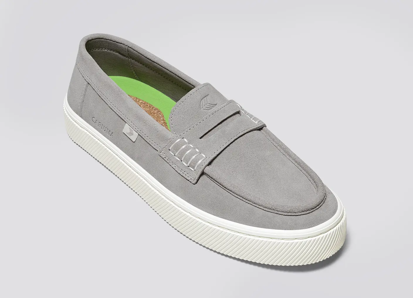 CAJU Loafer Light Grey Suede - Image 4