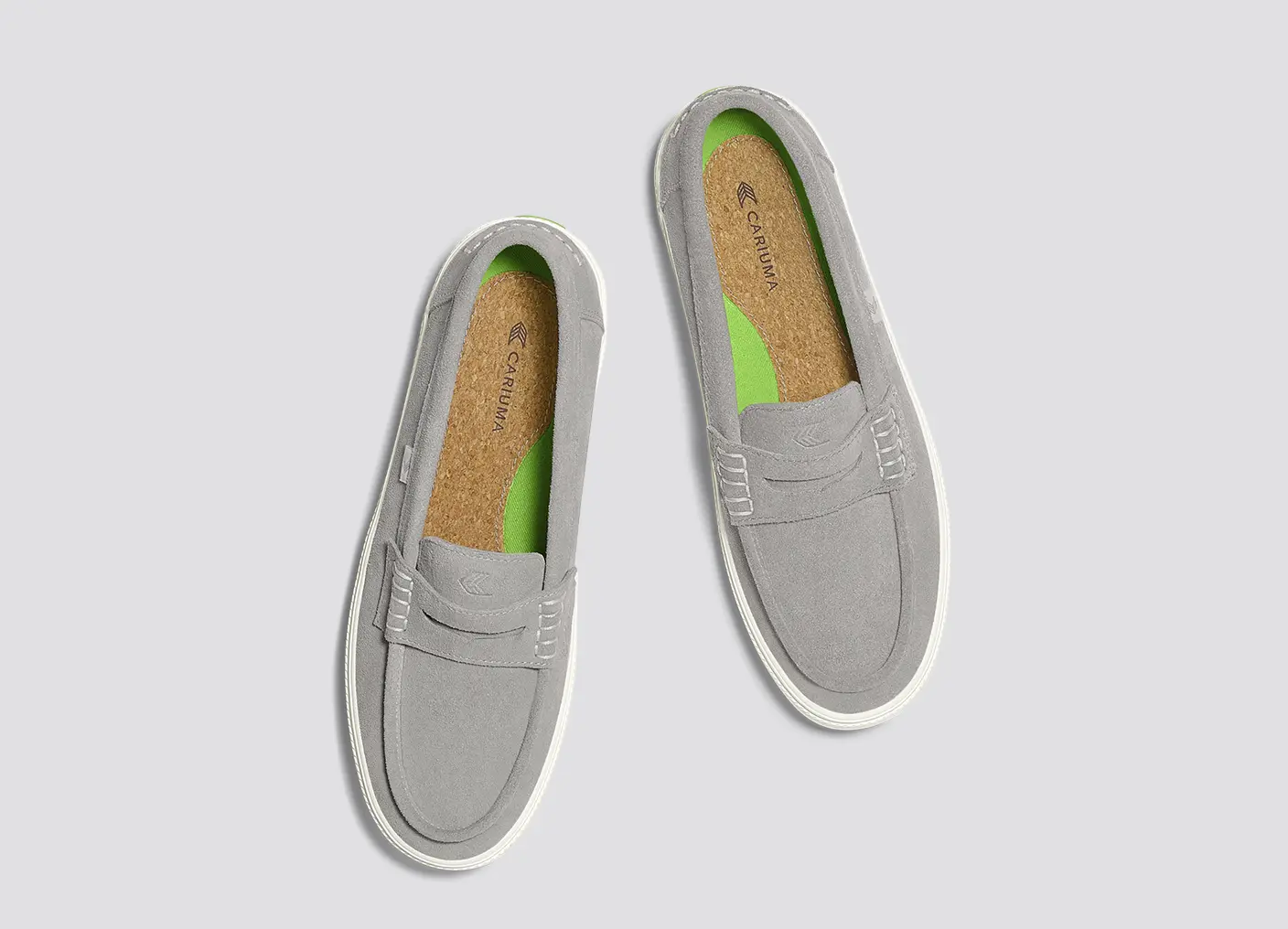 CAJU Loafer Light Grey Suede - Image 7