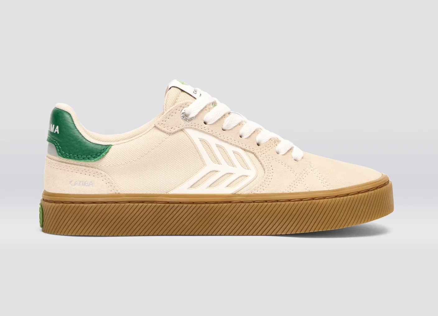 CATIBA PRO 2.0 Plaza Taupe Suede and Cordura Ivory Logo Sneaker - Image 3
