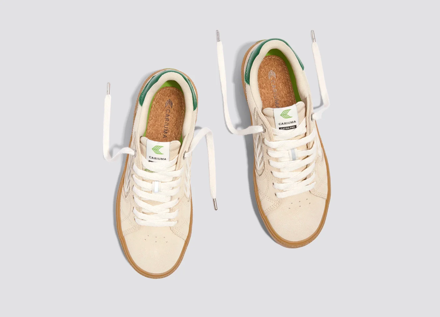 CATIBA PRO 2.0 Plaza Taupe Suede and Cordura Ivory Logo Sneaker - Image 7