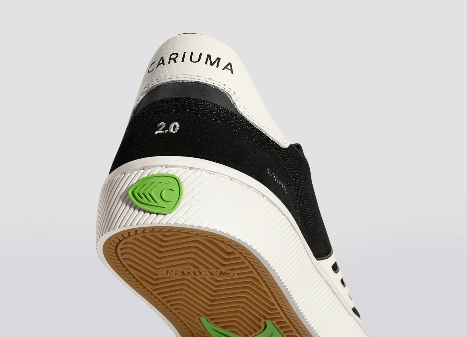CATIBA PRO 2.0 Black Suede and Cordura Ivory Logo Sneaker - Image 6