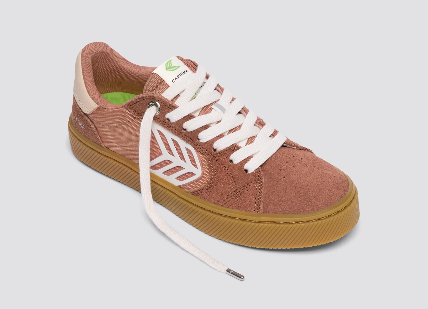 CATIBA PRO 2.0 Plaza Taupe Suede and Cordura Ivory Logo Sneaker - Image 4