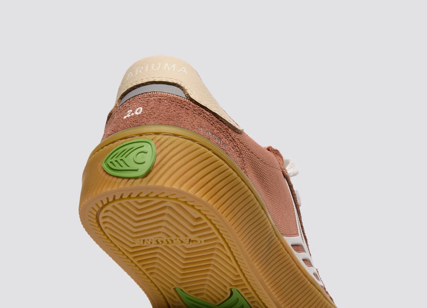 CATIBA PRO 2.0 Plaza Taupe Suede and Cordura Ivory Logo Sneaker - Image 6