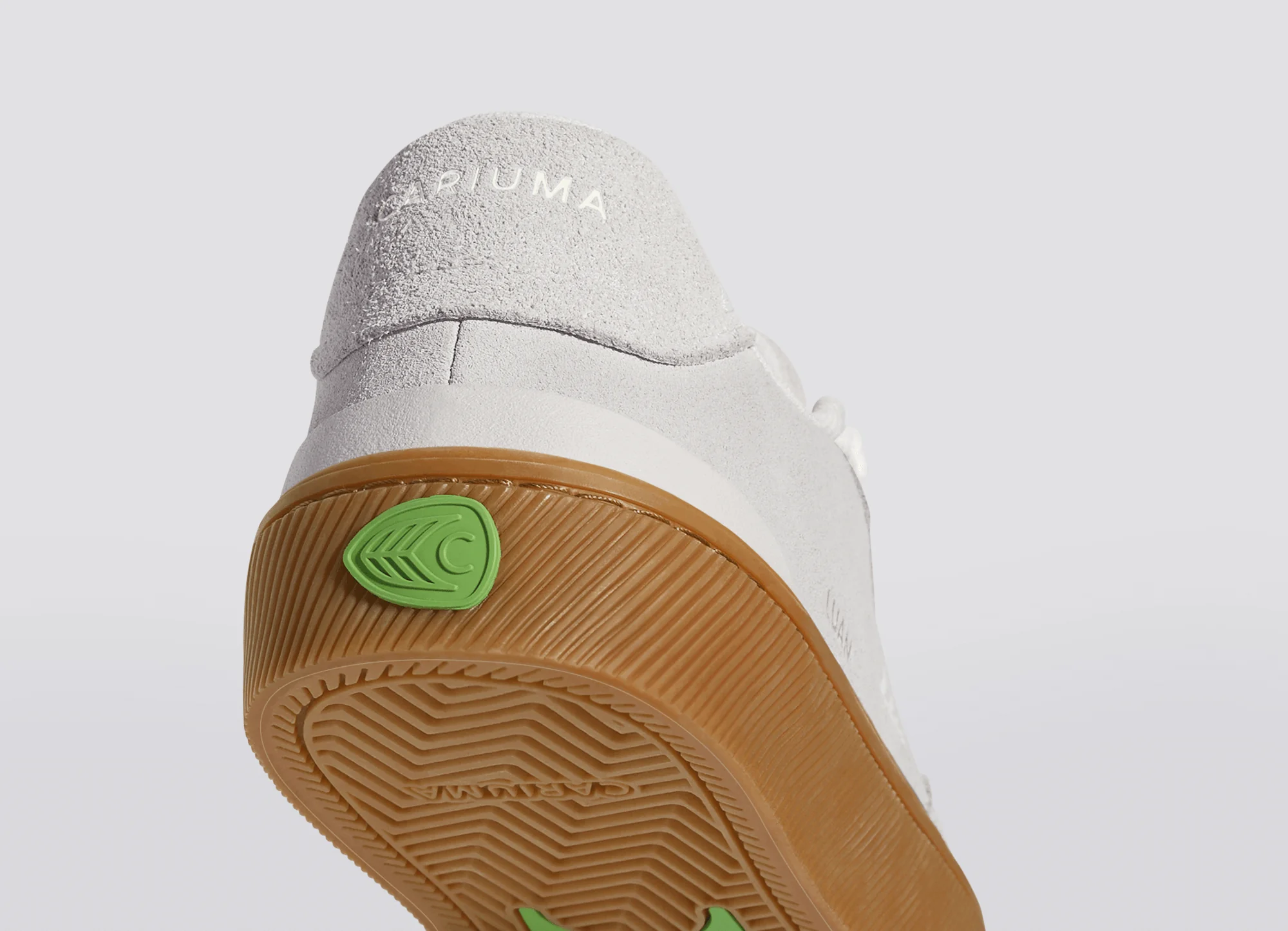 LUAN PRO Gum Smoke White Suede Off-White Logo Sneaker - Image 6