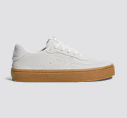 LUAN PRO Gum Smoke White Suede Off-White Logo Sneaker - Image 9