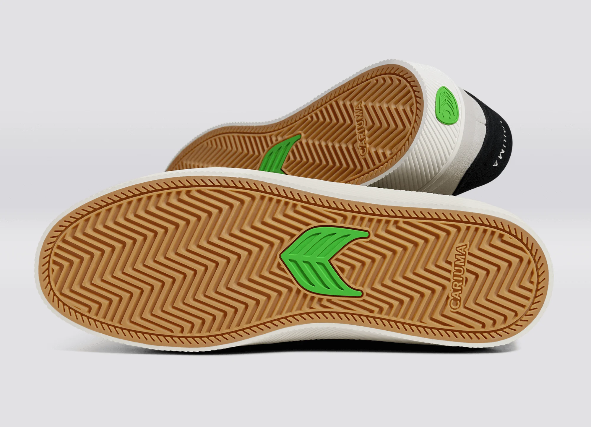 LUAN PRO Smoke White Suede Black Logo Sneaker - Image 5