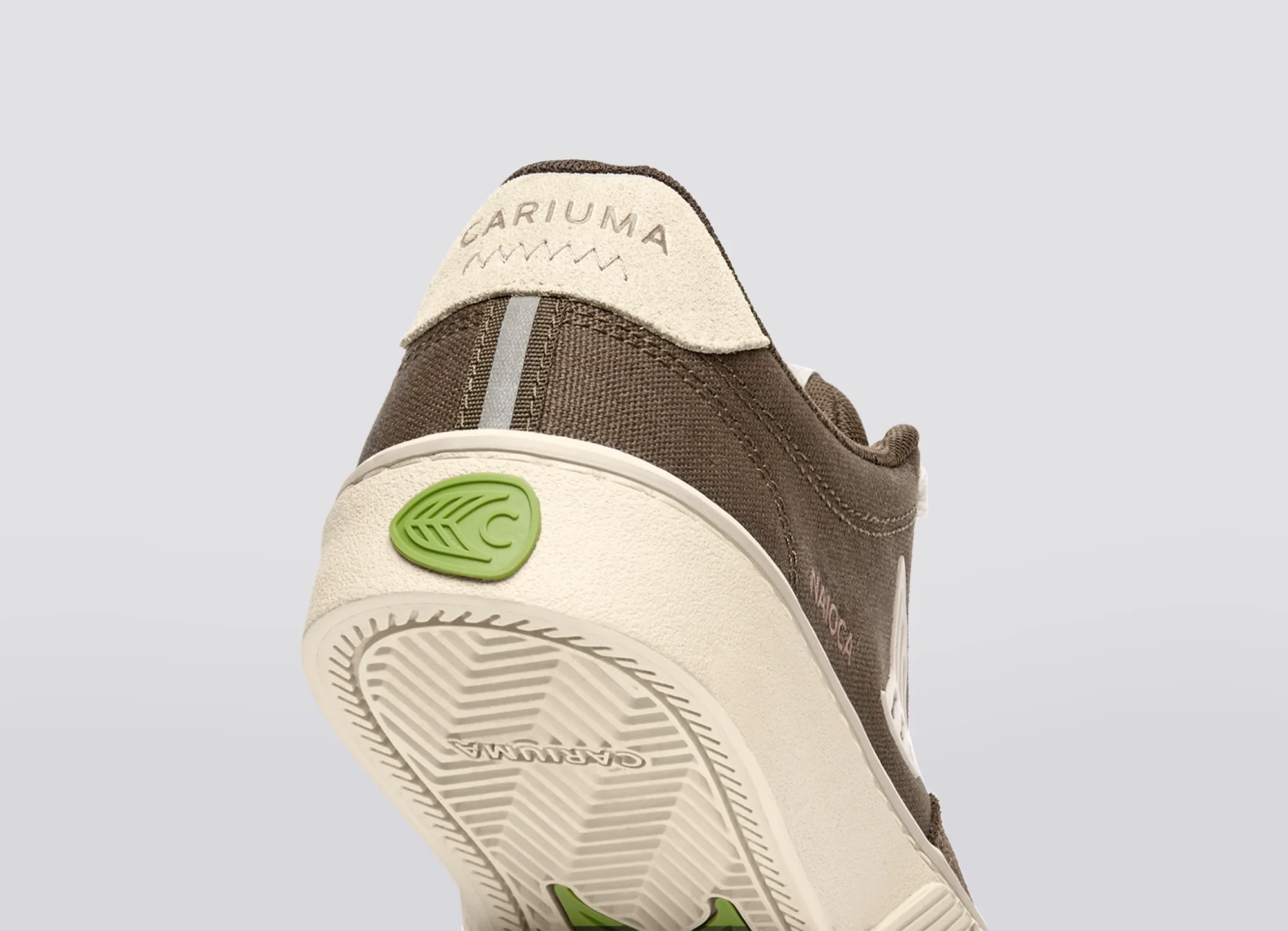 NAIOCA PRO Black Suede and Canvas Ivory Logo Sneaker - Image 5