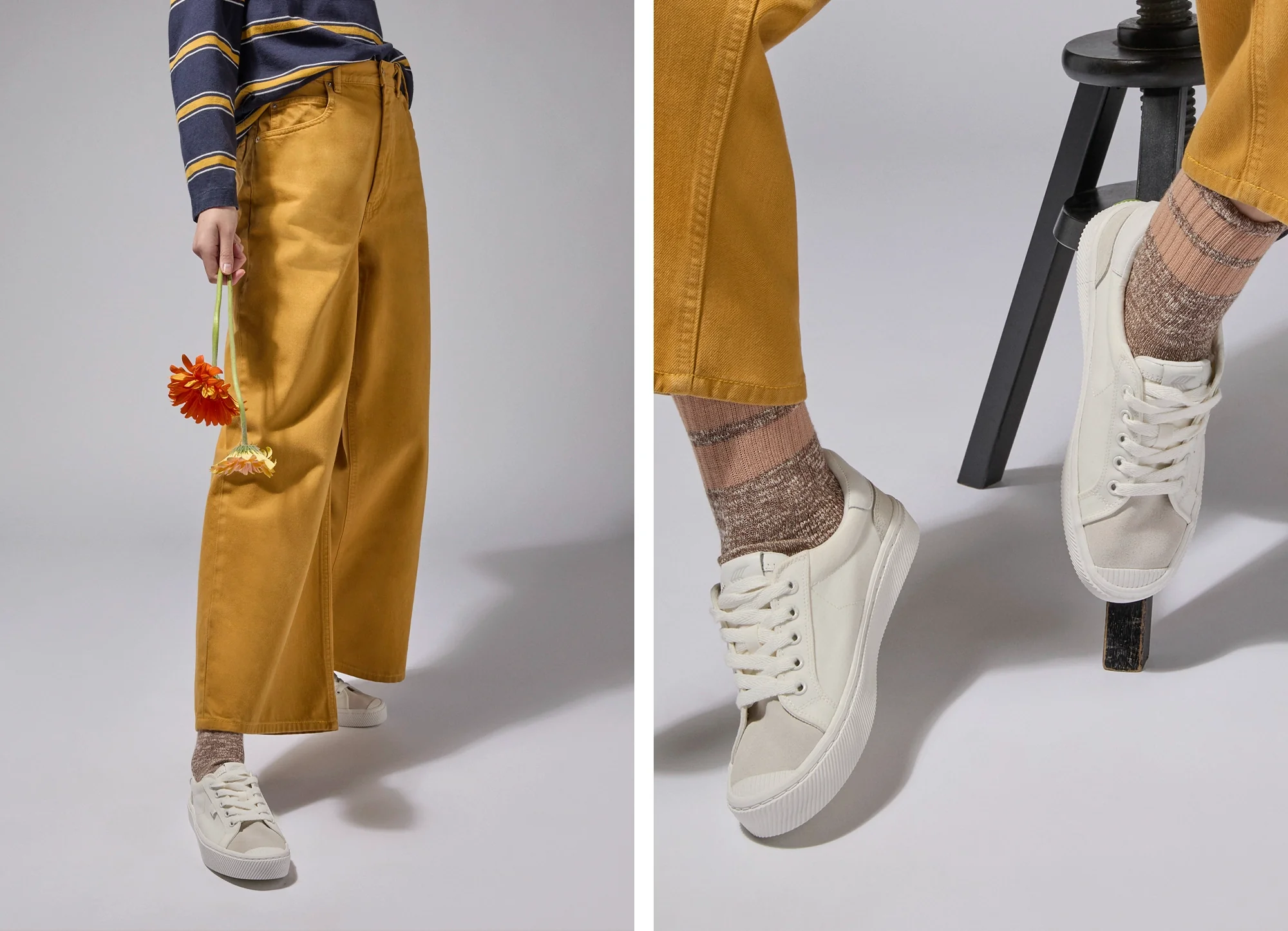 OCA 2.0 Nylon and Suede Warm White - Image 9