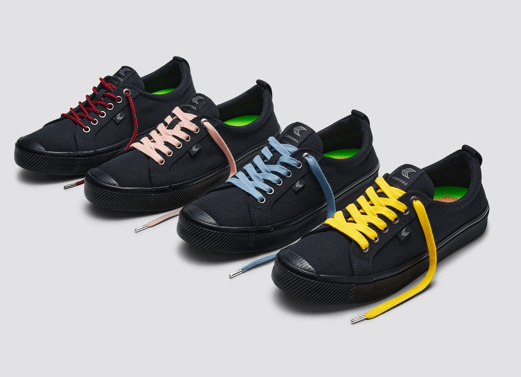 OCA Low All Black Canvas Sneaker - Image 4