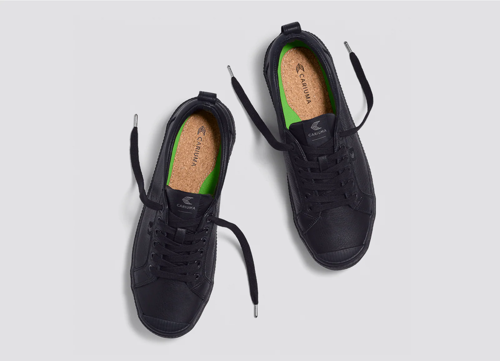 OCA Low All Black Premium Leather Sneaker - Image 6