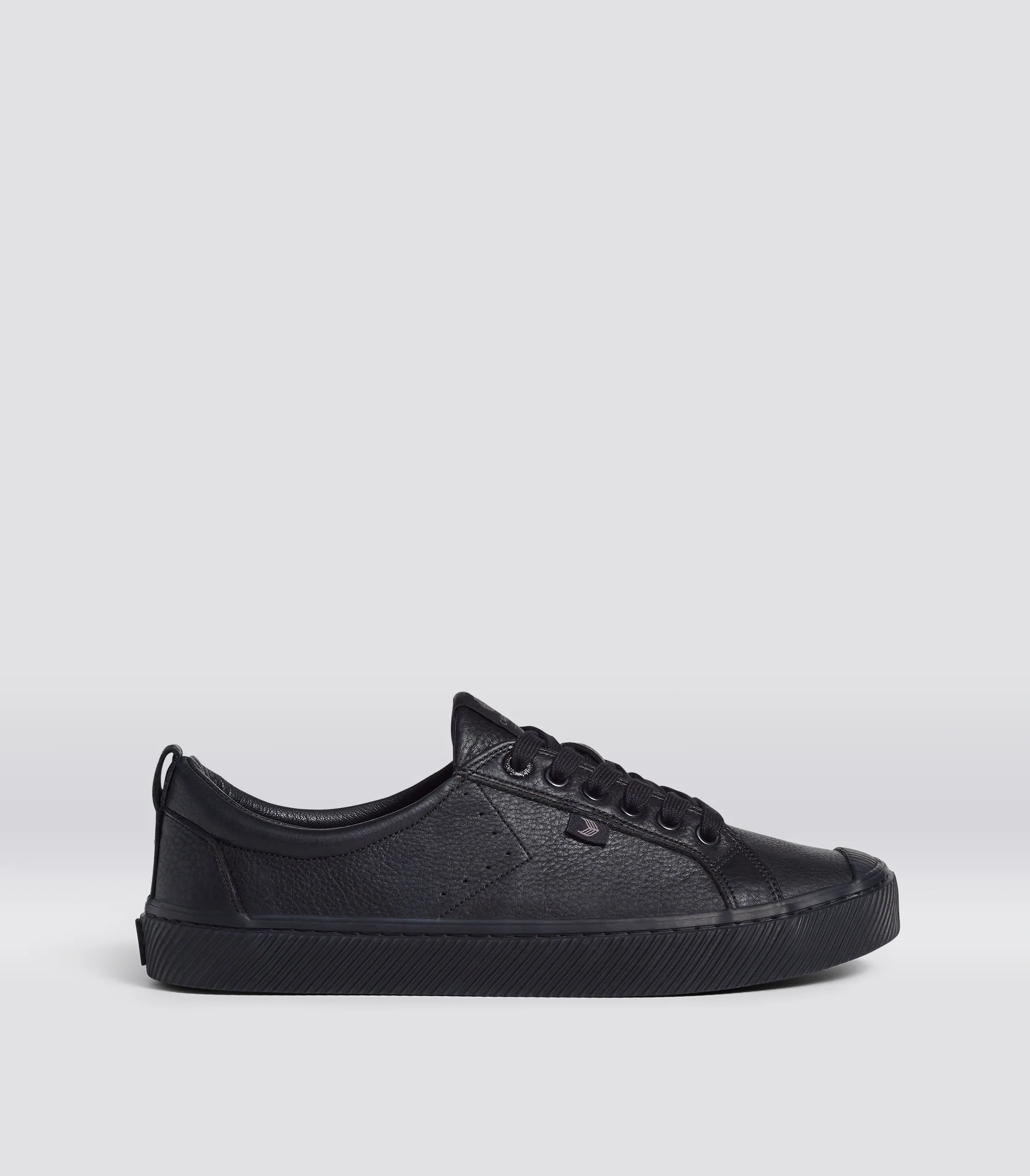 OCA Low All Black Premium Leather Sneaker - Image 9