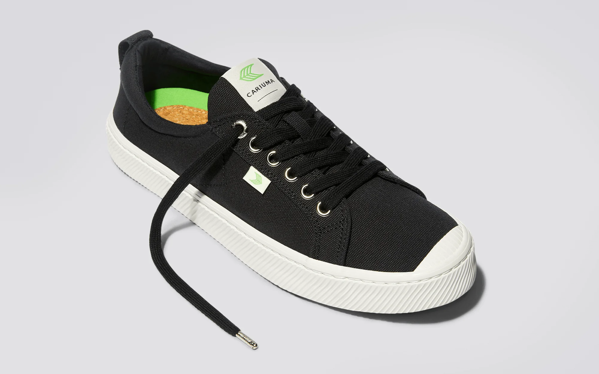 OCA Low Black Canvas Sneaker - Image 12