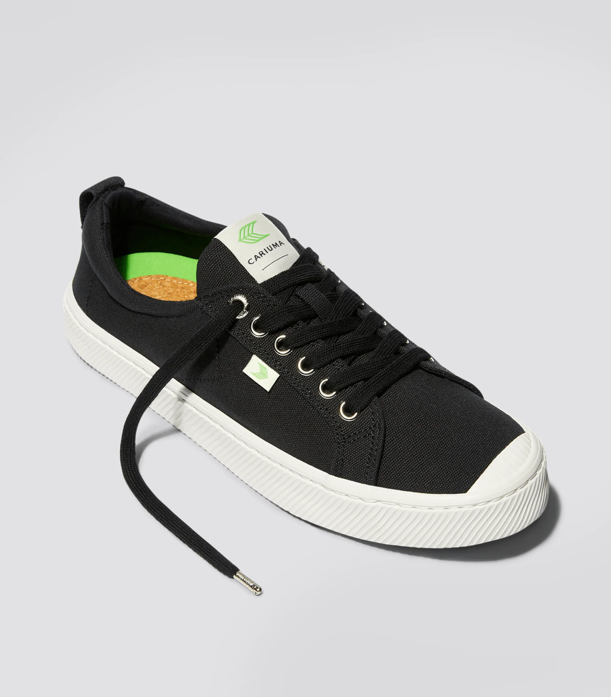 OCA Low Black Canvas Sneaker - Image 14