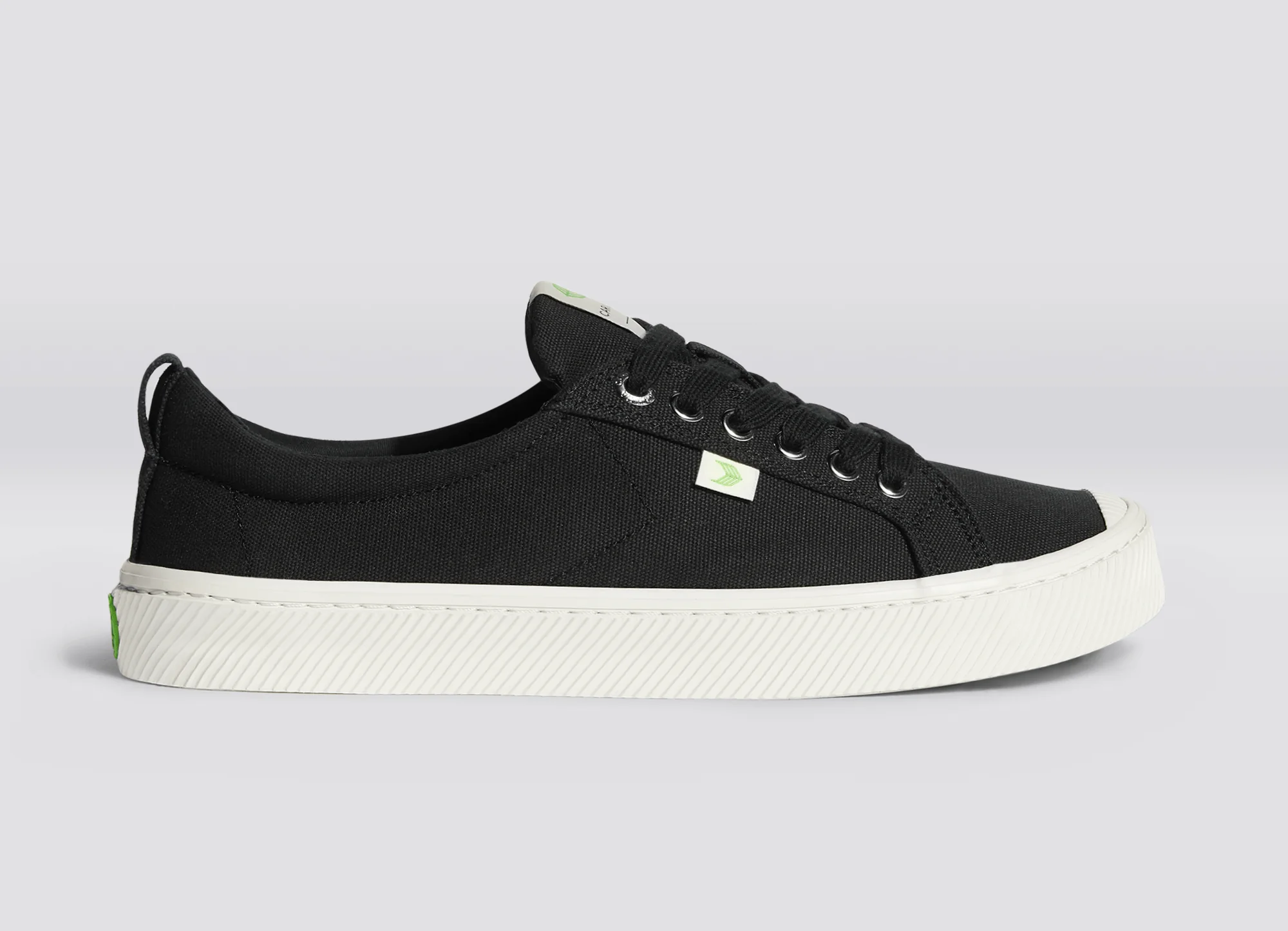 OCA Low Black Canvas Sneaker - Image 3