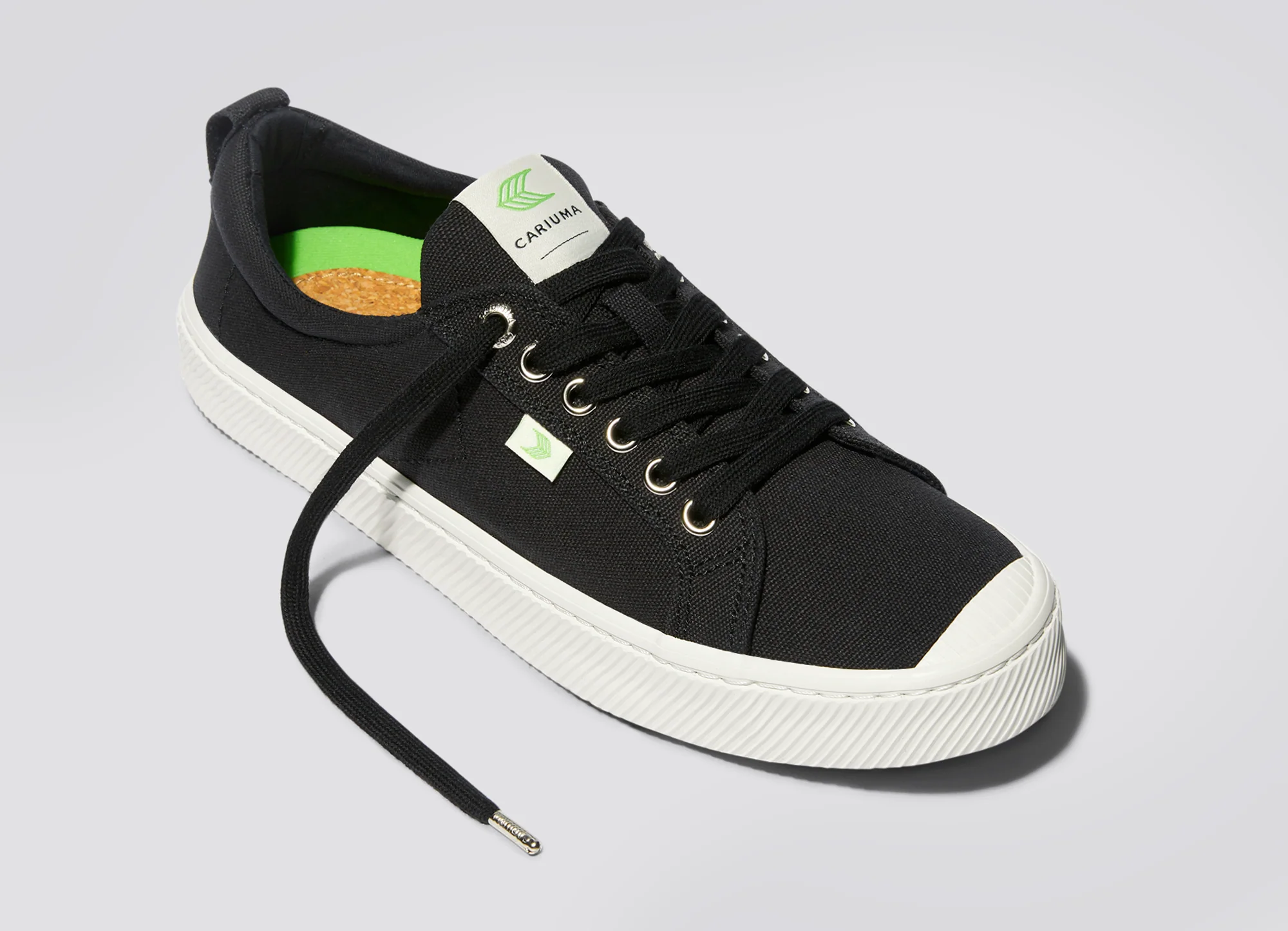 OCA Low Black Canvas Sneaker - Image 5