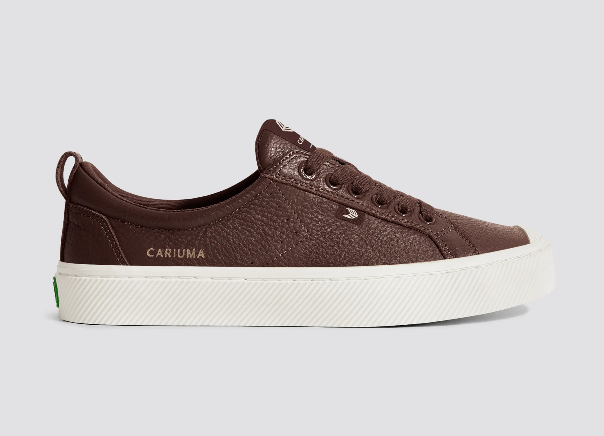 OCA Low Brown Premium Leather Sneaker - Image 4