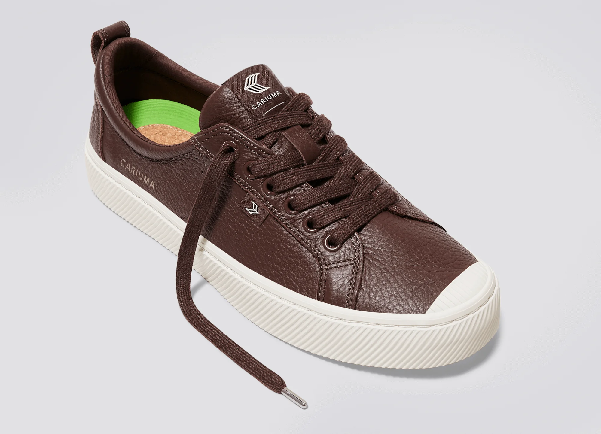 OCA Low Brown Premium Leather Sneaker - Image 5