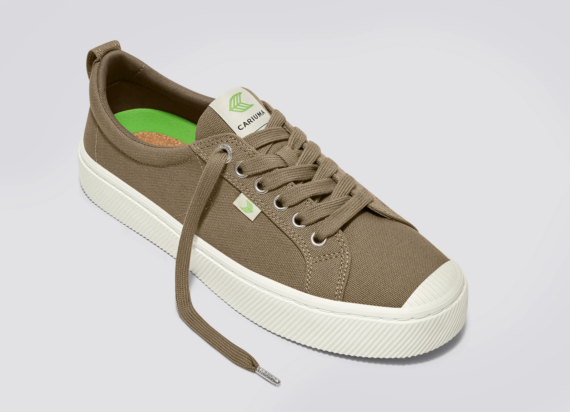 OCA Low Burnt Sand Canvas Sneaker - Image 4
