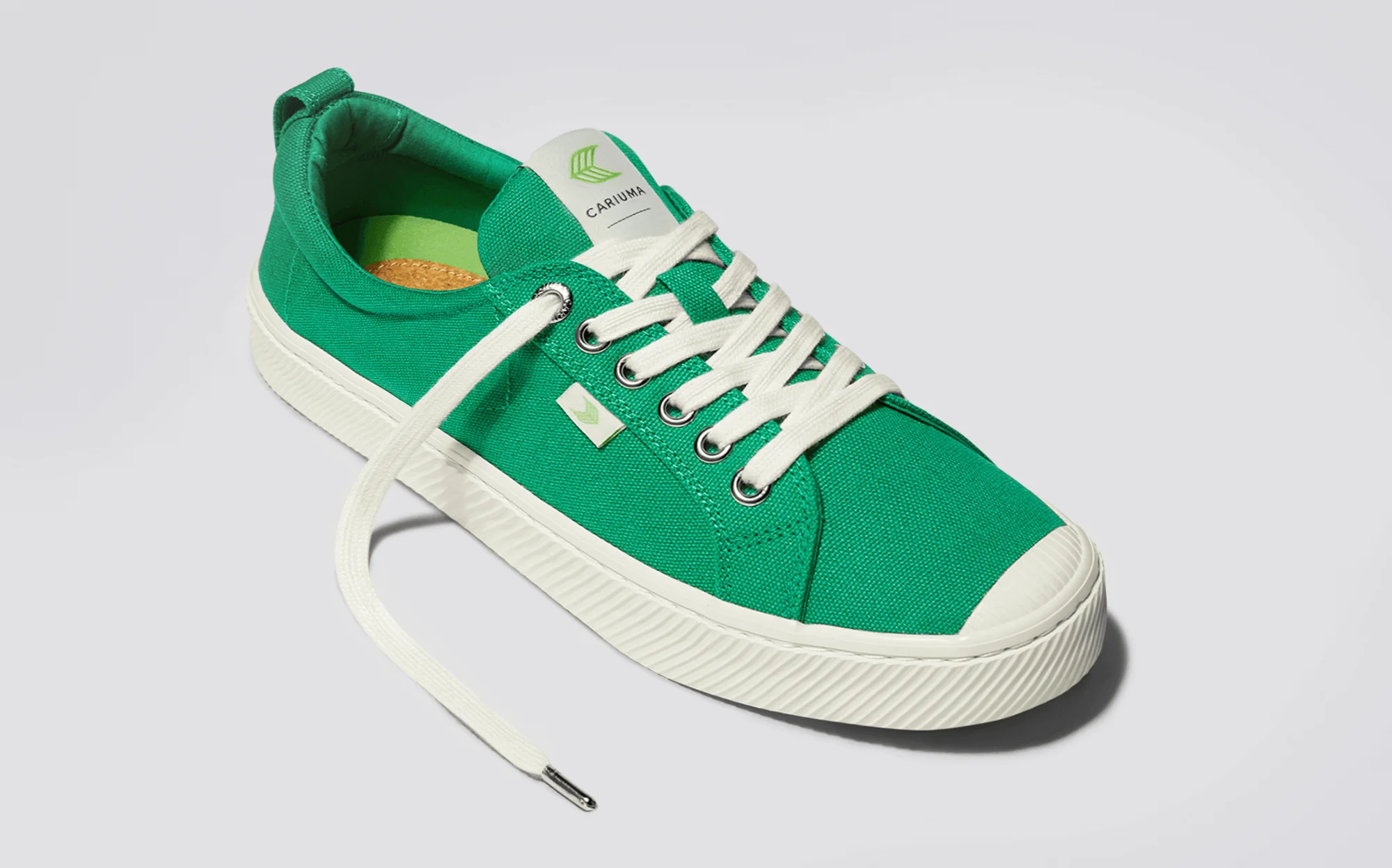 OCA Low Green Canvas Sneaker - Image 12