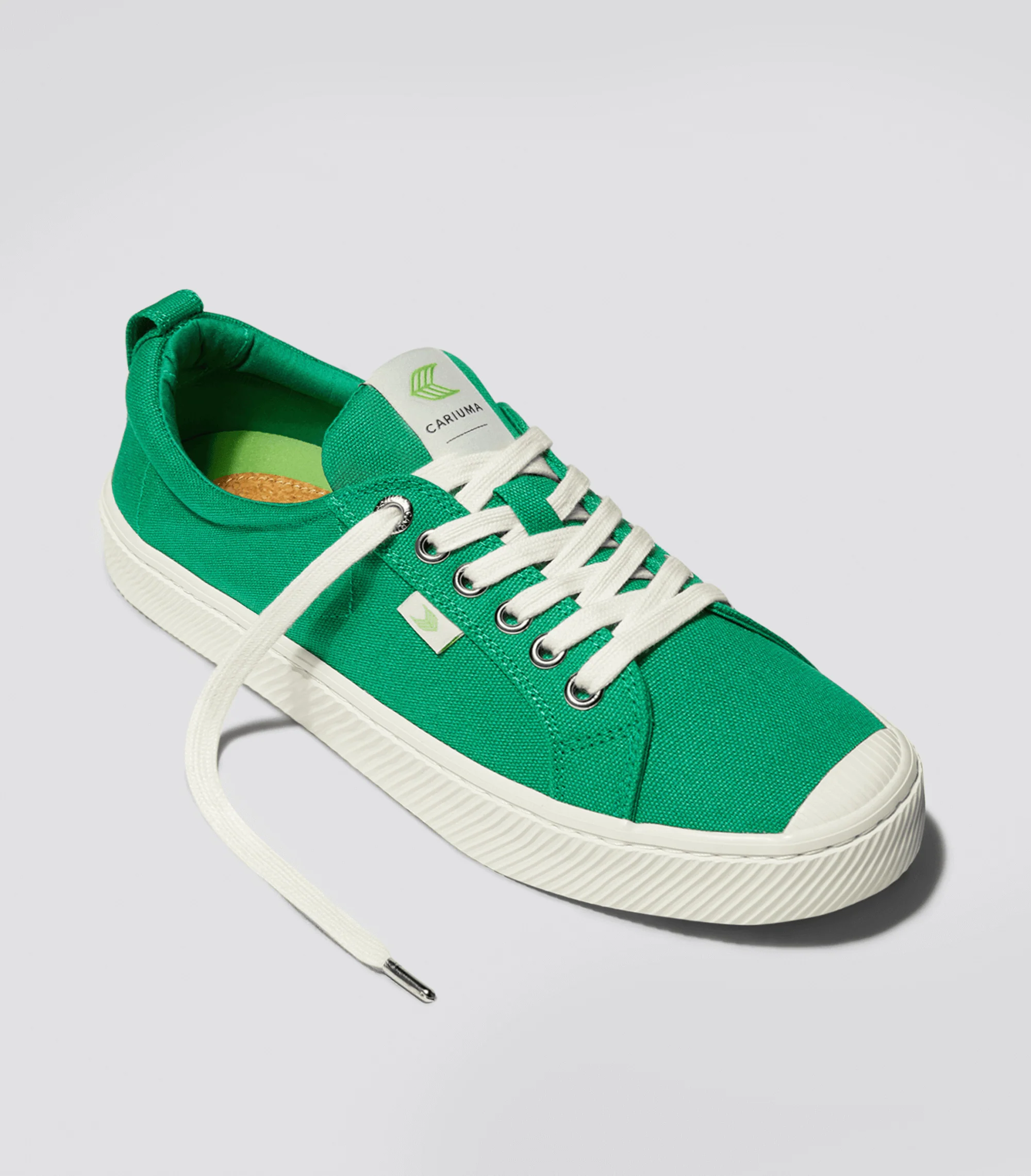 OCA Low Green Canvas Sneaker - Image 14