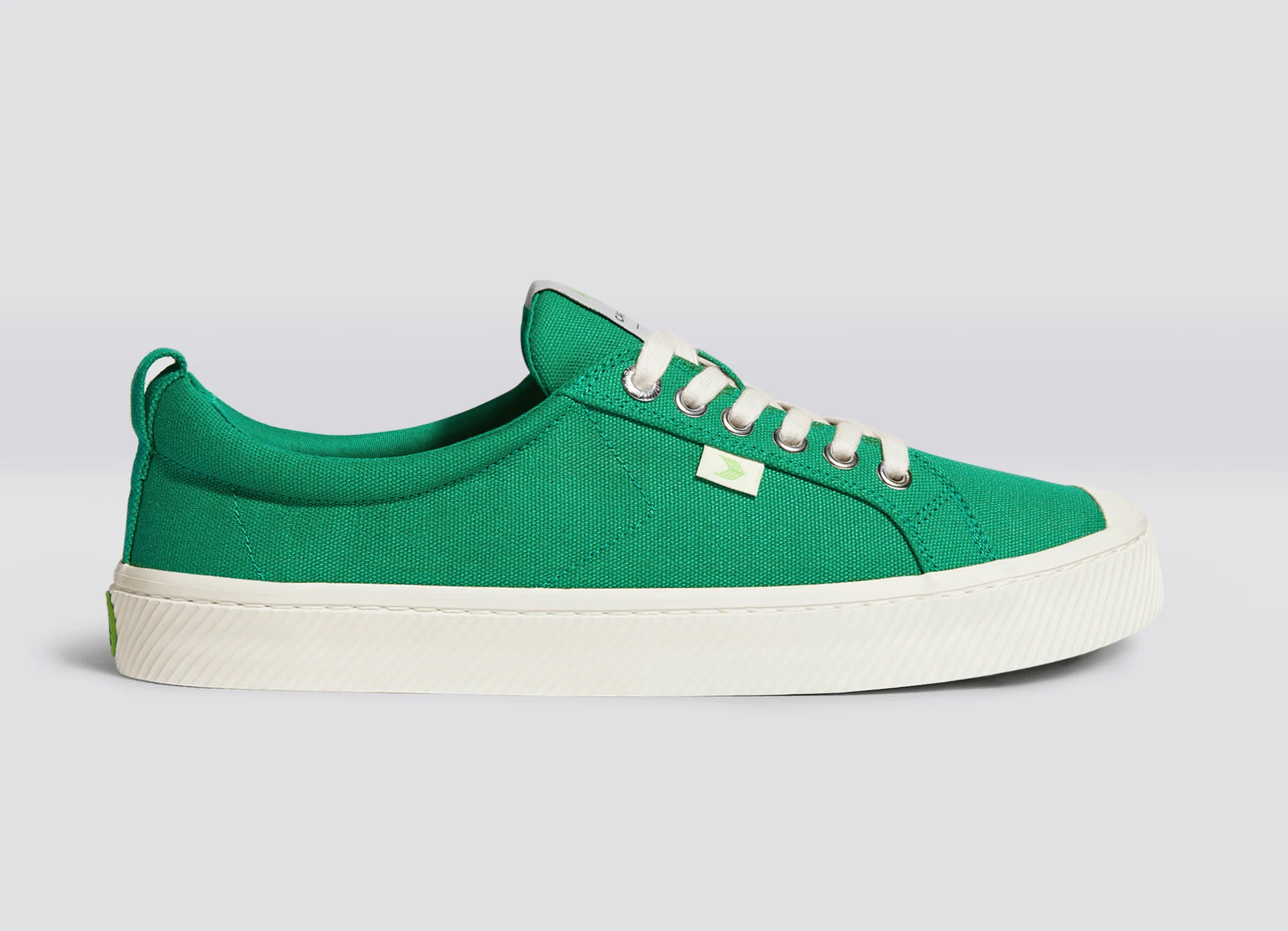 OCA Low Green Canvas Sneaker - Image 3