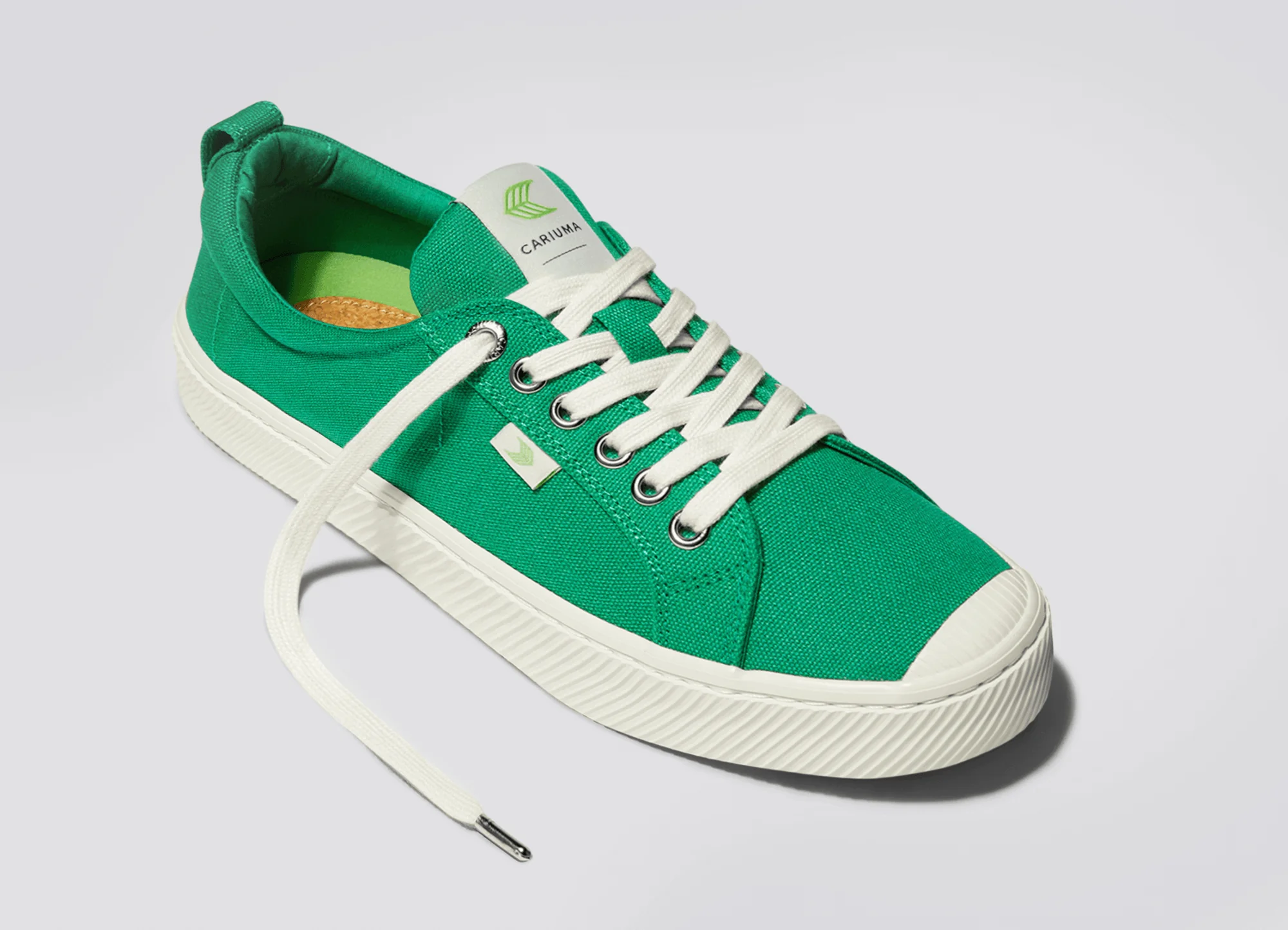 OCA Low Green Canvas Sneaker - Image 5