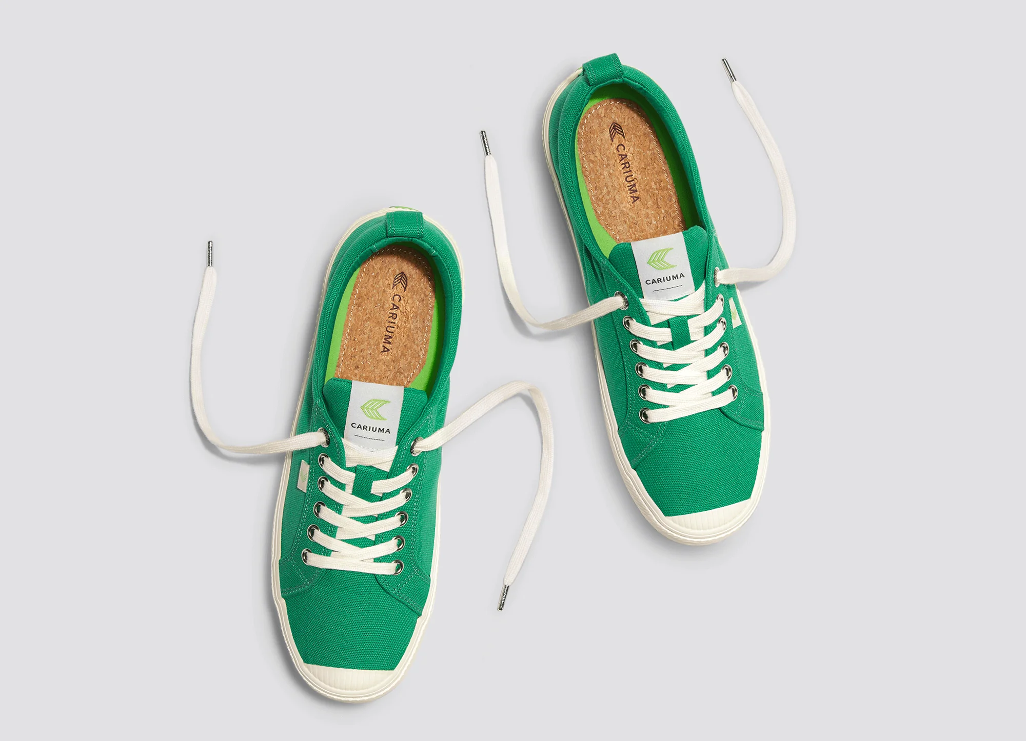 OCA Low Green Canvas Sneaker - Image 9