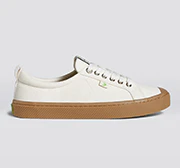 OCA Low Gum Off-White Canvas Sneaker - Image 10