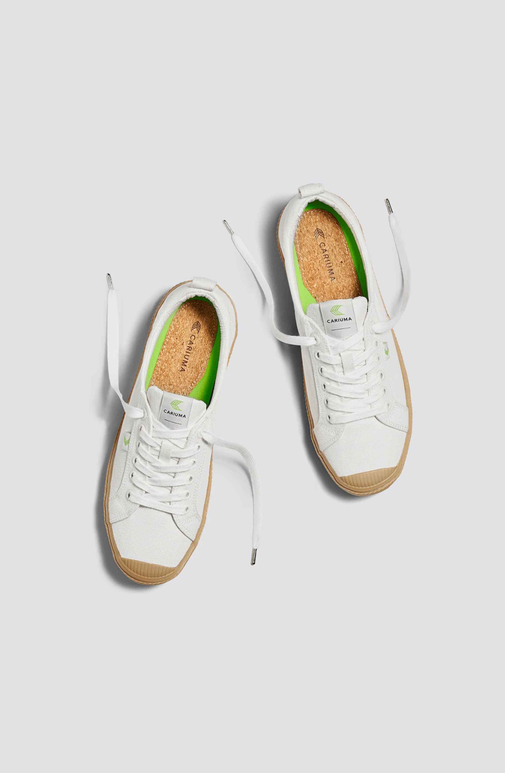OCA Low Gum Off-White Canvas Sneaker - Image 12