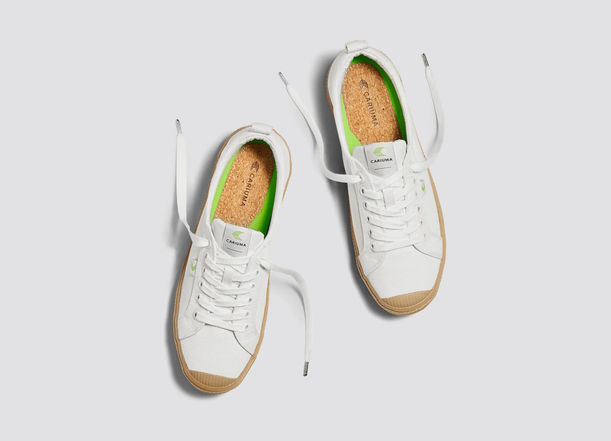 OCA Low Gum Off-White Canvas Sneaker - Image 8