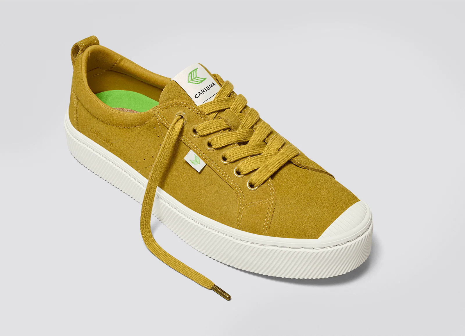 OCA Low Lemon Curry Suede Sneaker - Image 4