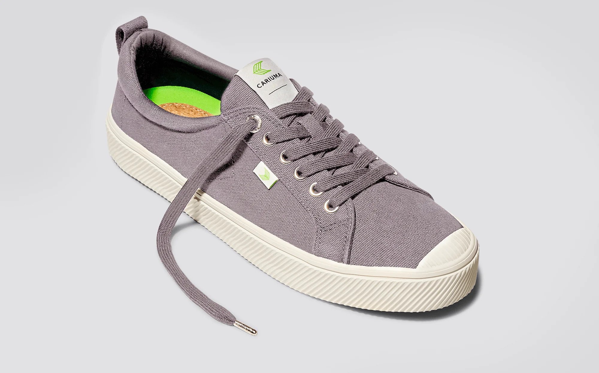OCA Low Mystic Grey Canvas Sneaker - Image 12