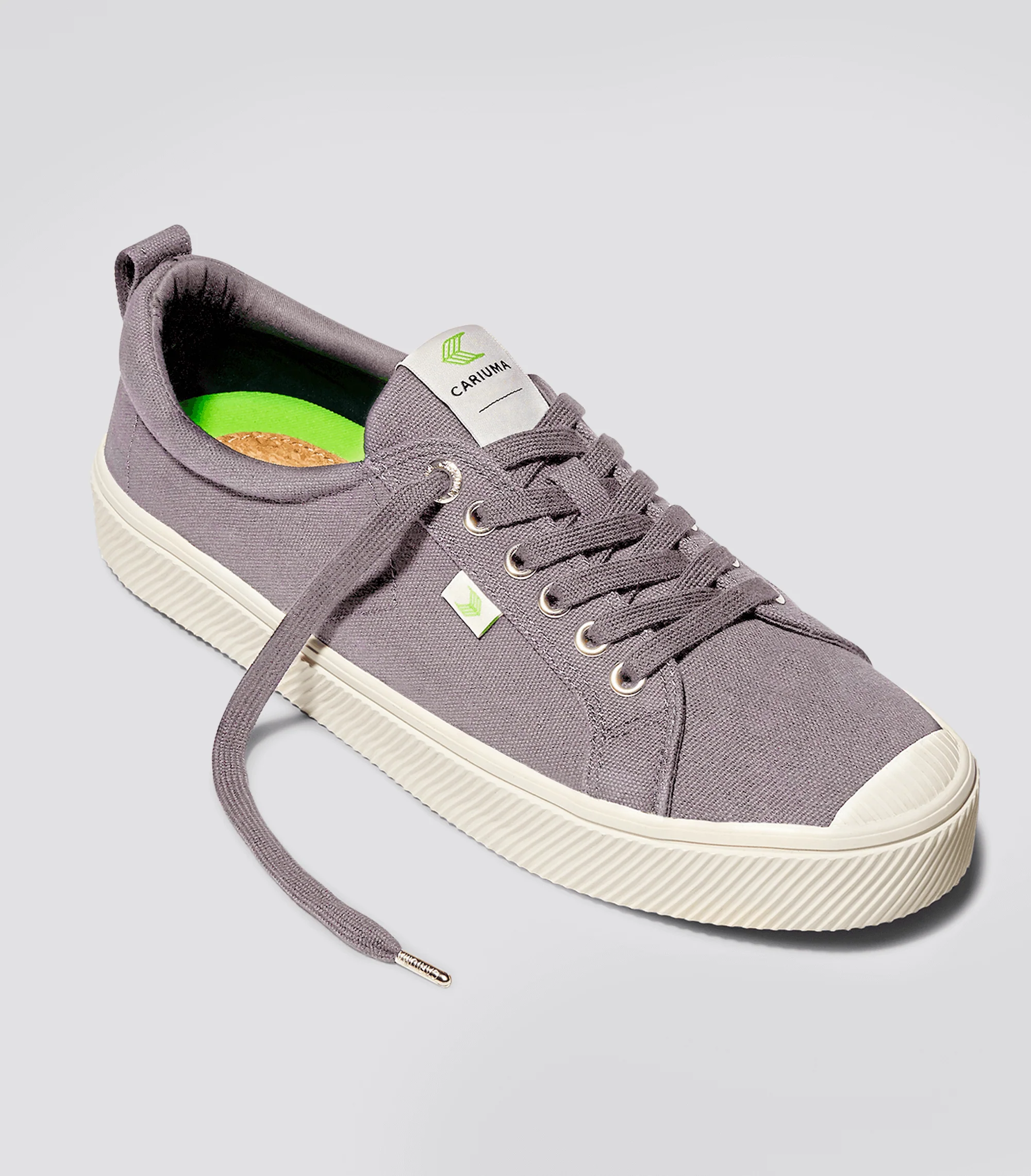 OCA Low Mystic Grey Canvas Sneaker - Image 14