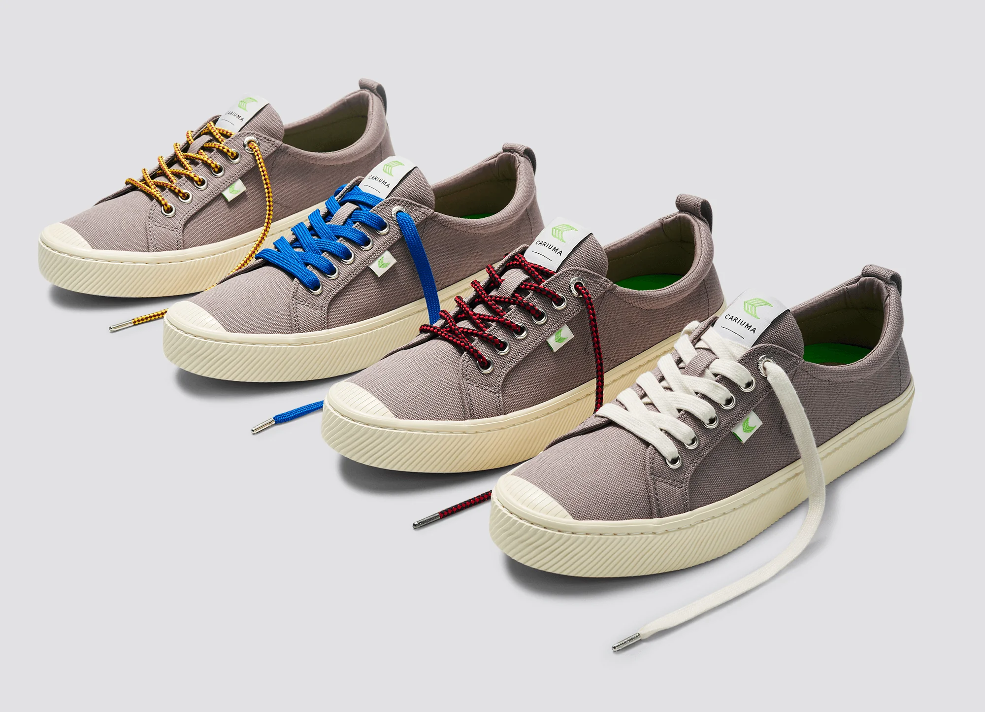 OCA Low Mystic Grey Canvas Sneaker - Image 4
