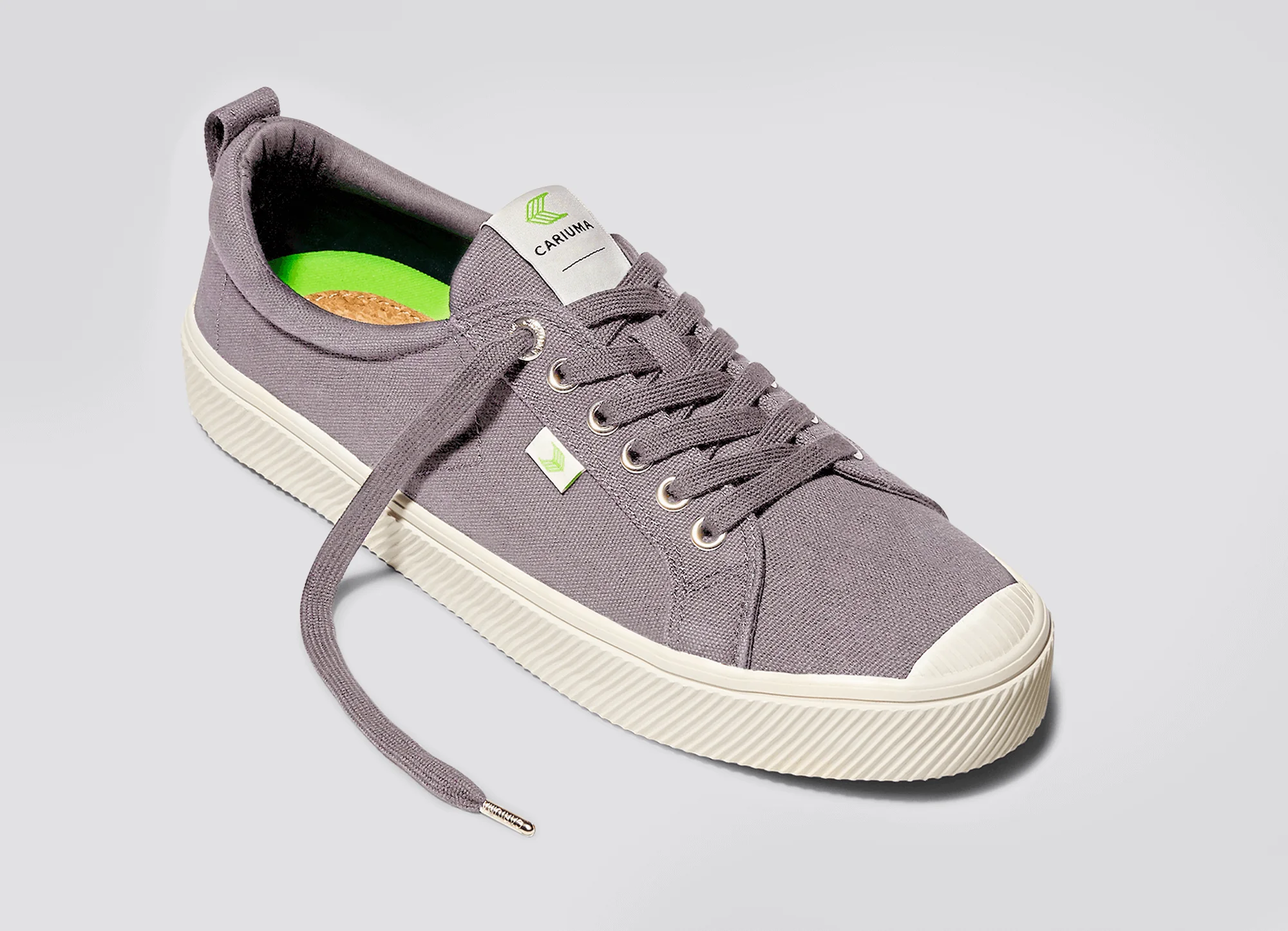 OCA Low Mystic Grey Canvas Sneaker - Image 5