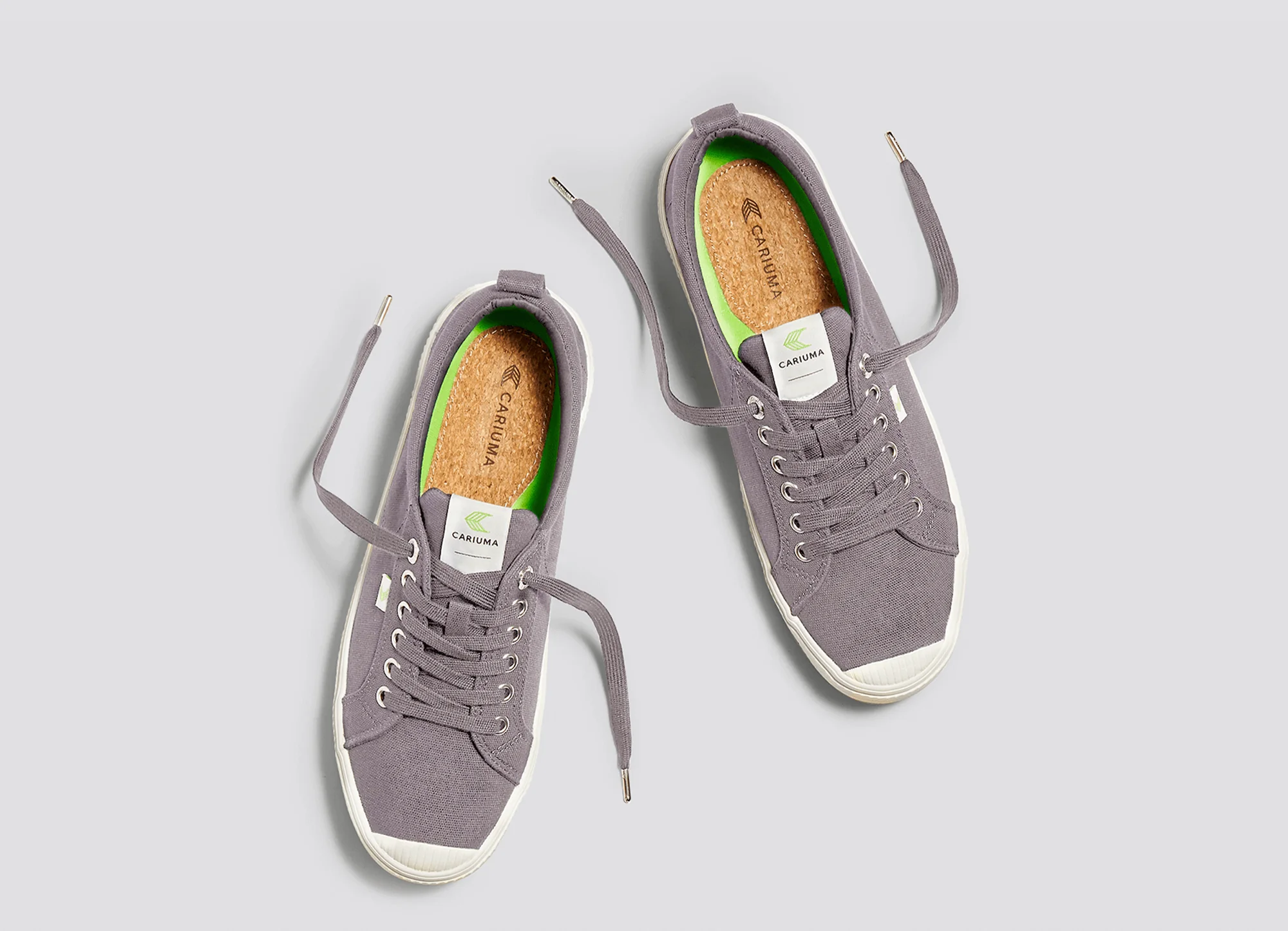 OCA Low Mystic Grey Canvas Sneaker - Image 9