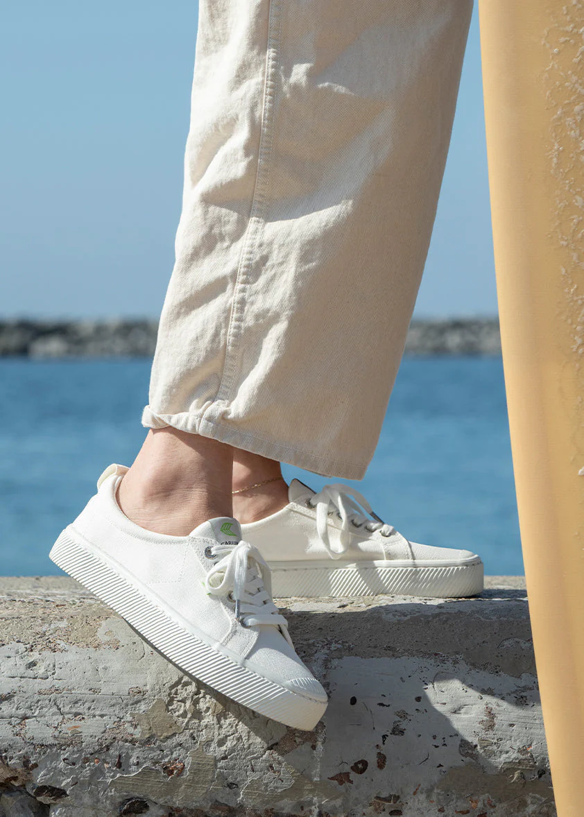 OCA Low Off-White Canvas Sneaker - Image 15