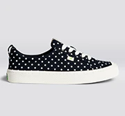 OCA Low Black Canvas White Polka Dots Sneaker - Image 10