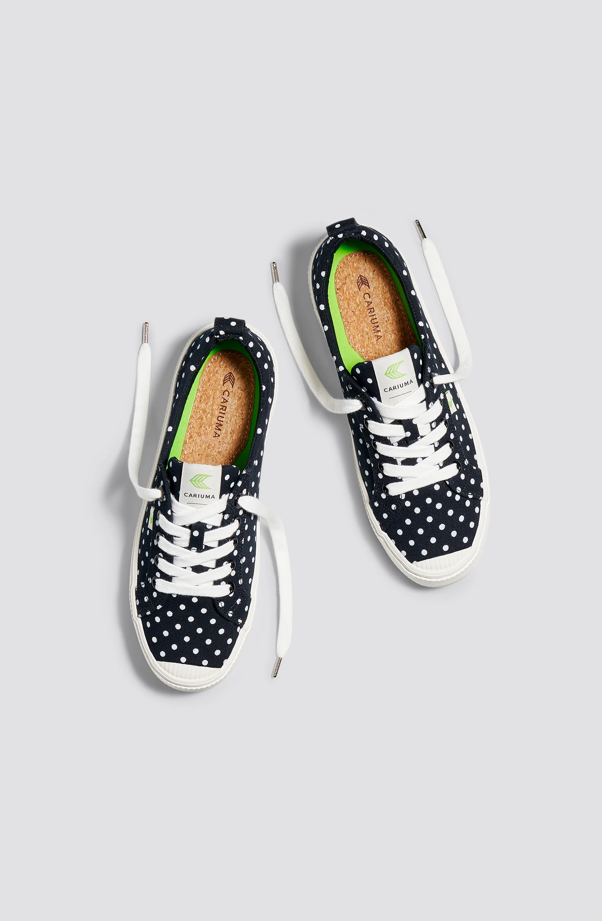 OCA Low Black Canvas White Polka Dots Sneaker - Image 12