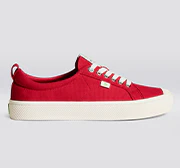 OCA Low Red Canvas Sneaker - Image 10