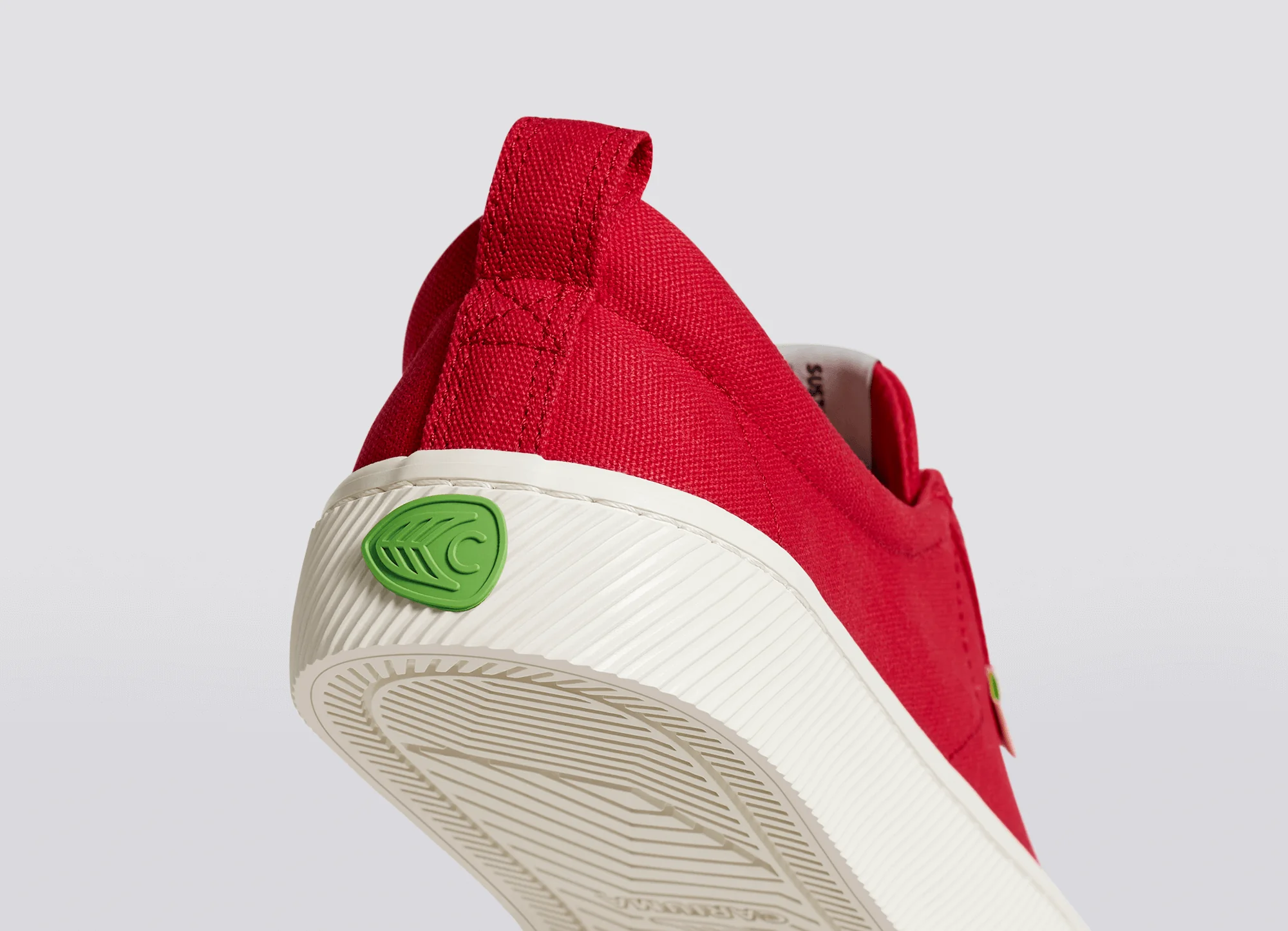 OCA Low Red Canvas Sneaker - Image 7