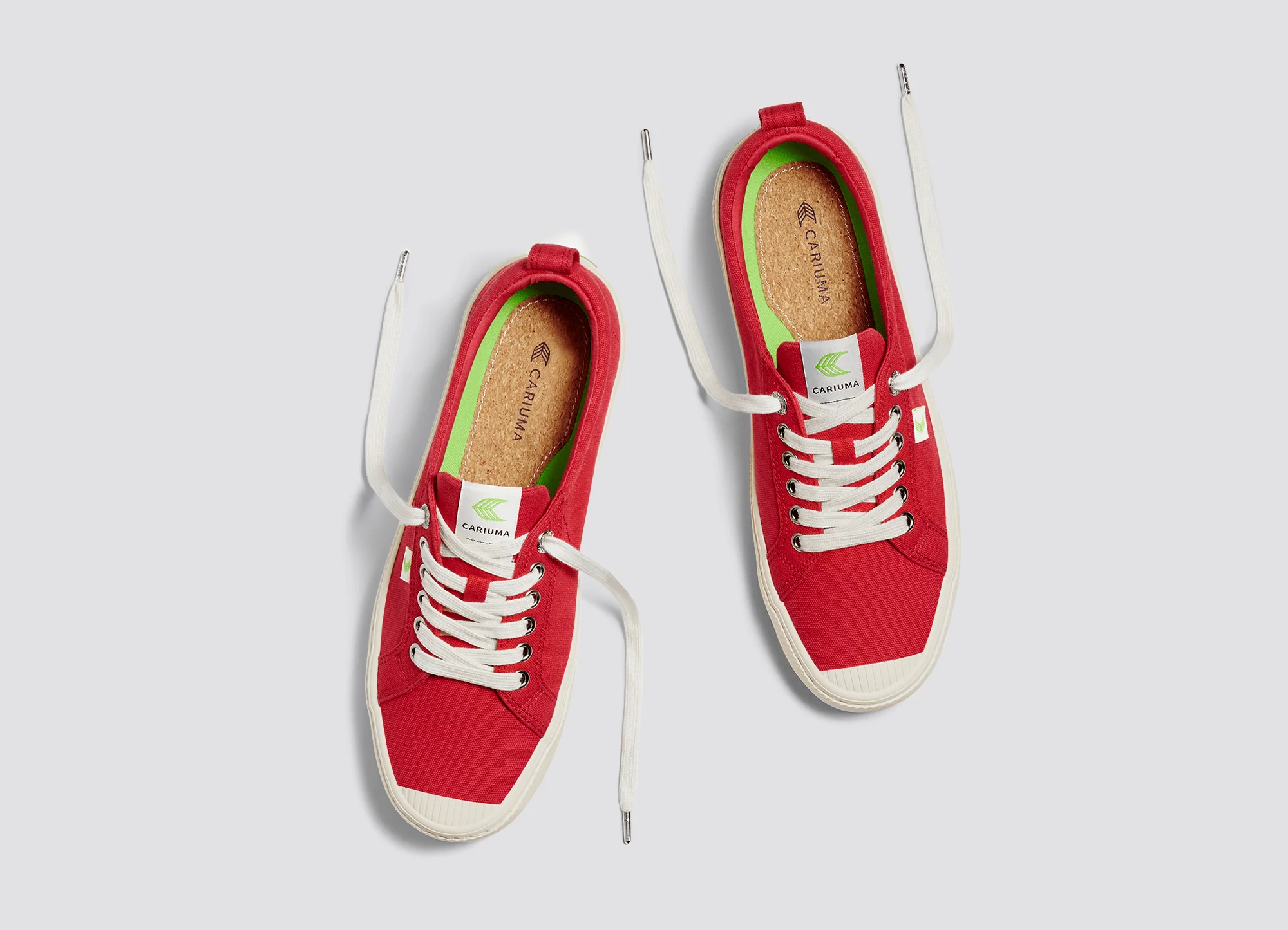 OCA Low Red Canvas Sneaker - Image 8