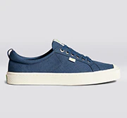 OCA Low Shadow Blue Canvas Sneaker - Image 10