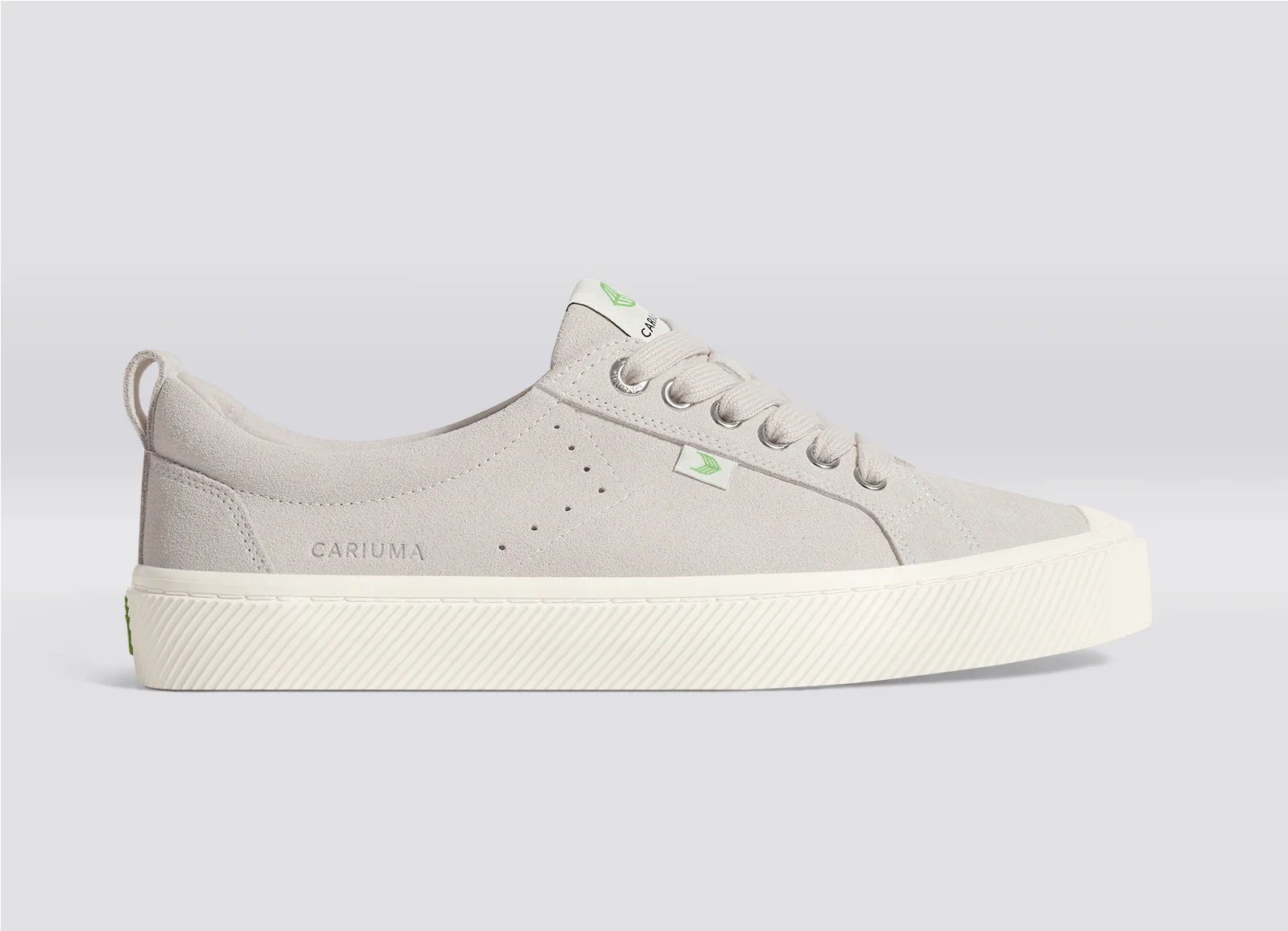 OCA Low Vintage White Suede Sneaker - Image 3