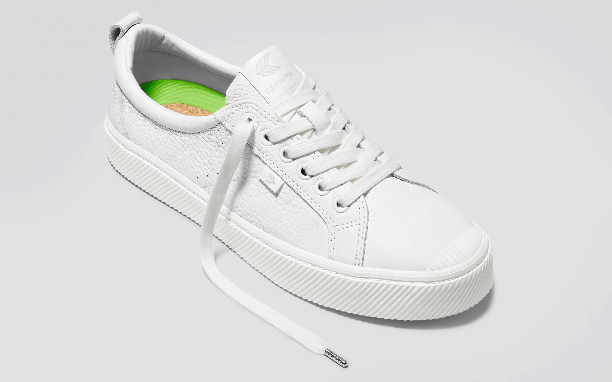OCA Low White Premium Leather Sneaker - Image 12