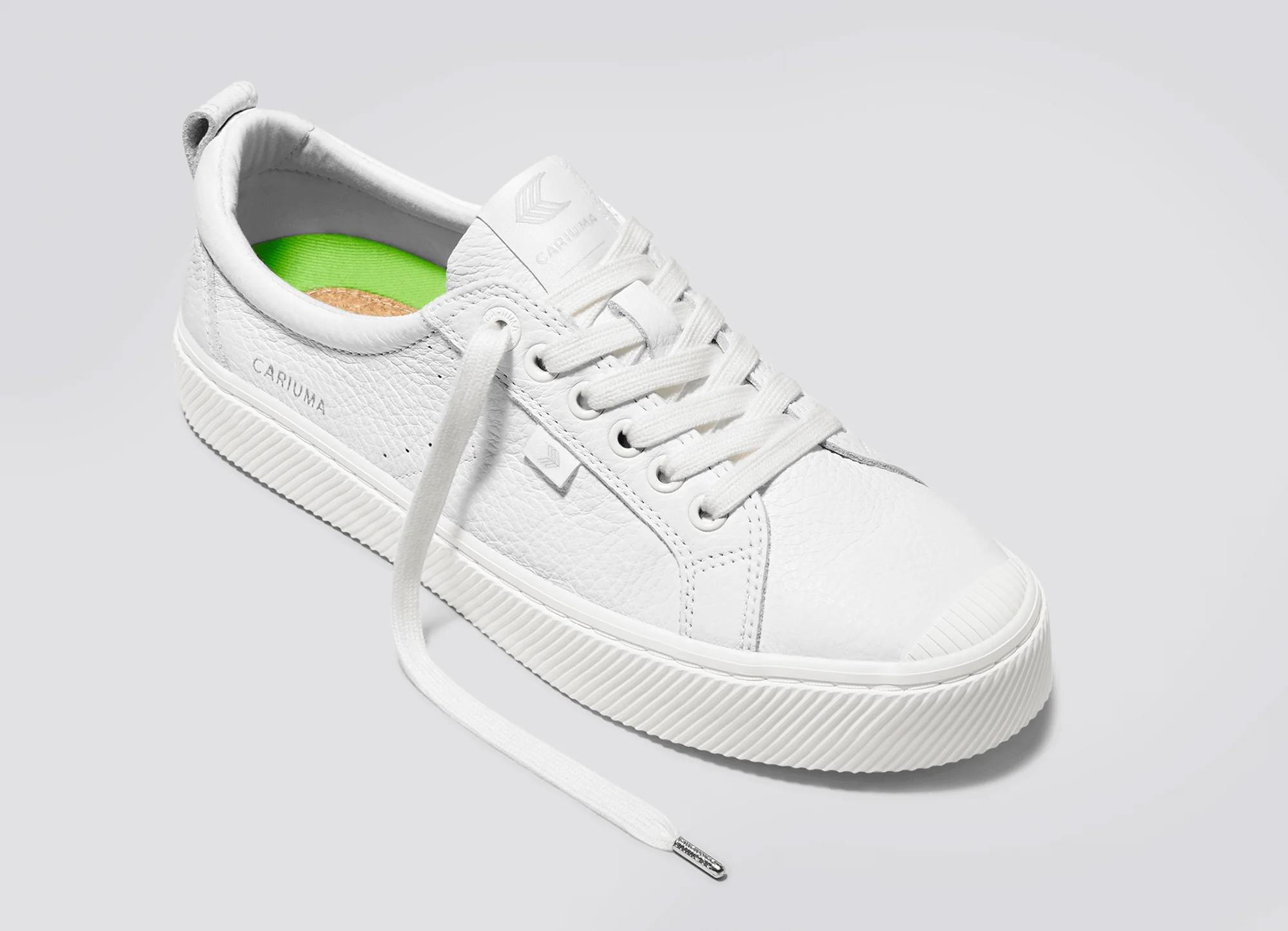 OCA Low White Premium Leather Sneaker - Image 4