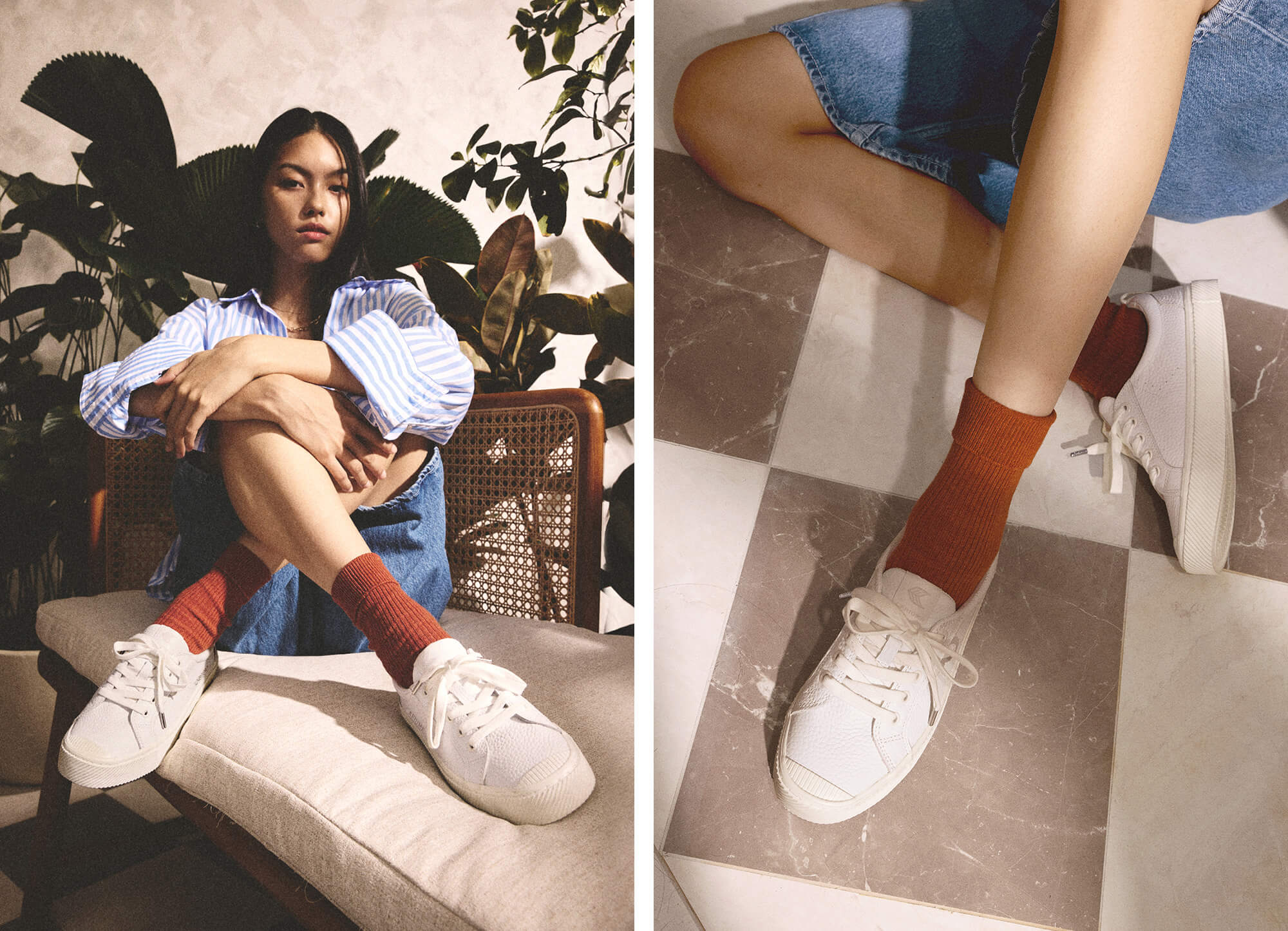 OCA Low White Premium Leather Sneaker - Image 5
