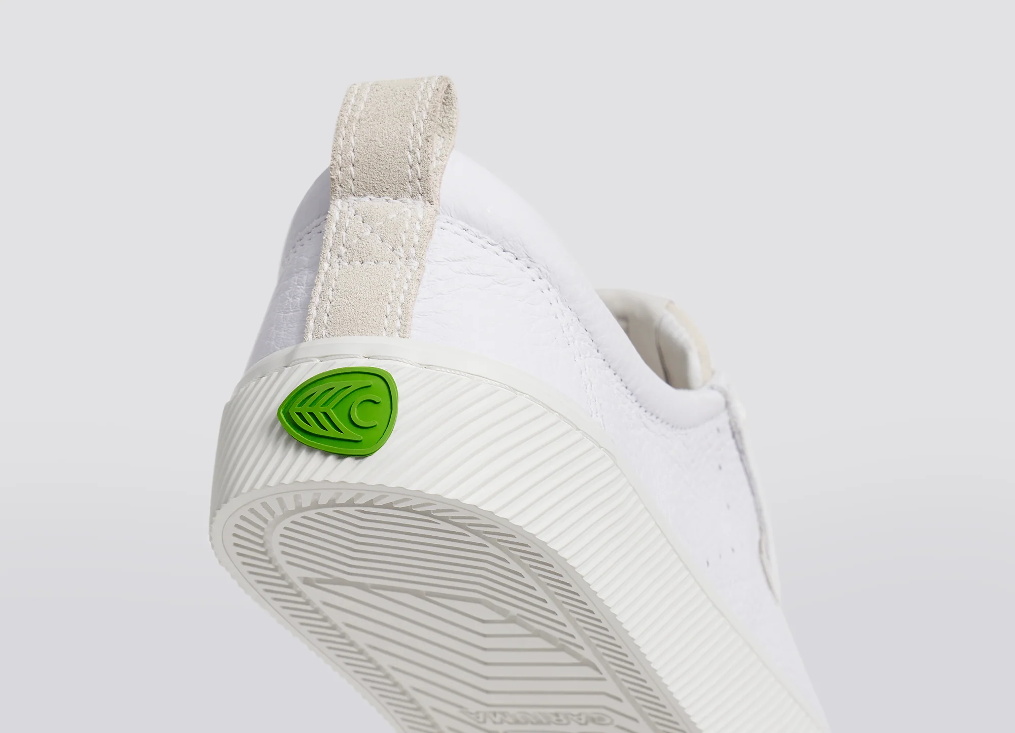 OCA Low White Premium Leather Vintage White Suede Sneaker - Image 7