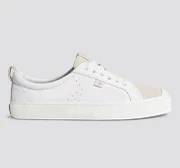 OCA Low White Premium Leather Vintage White Suede Sneaker - Image 9